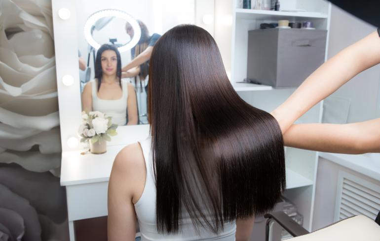 main of Hair Keratin Treatment Can Help Make Hair Glossy and Smooth (goods)